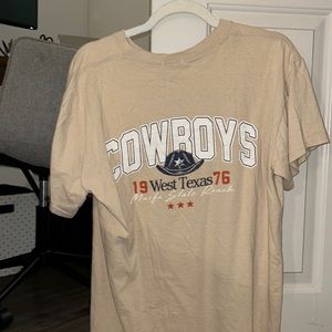 Cowboys T-shirt (this is the back the front is plain)